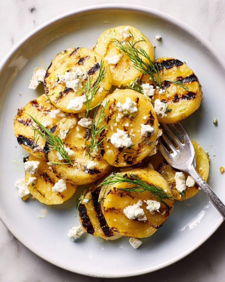 Grilled Greek Lemon Potato Salad Recipe