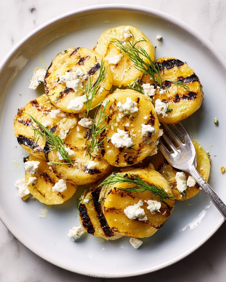 Grilled Greek Lemon Potato Salad Recipe