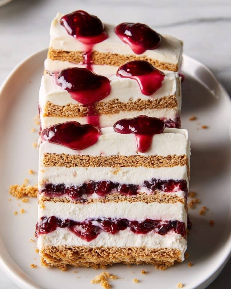 Cherry Cheesecake Icebox Cake Recipe