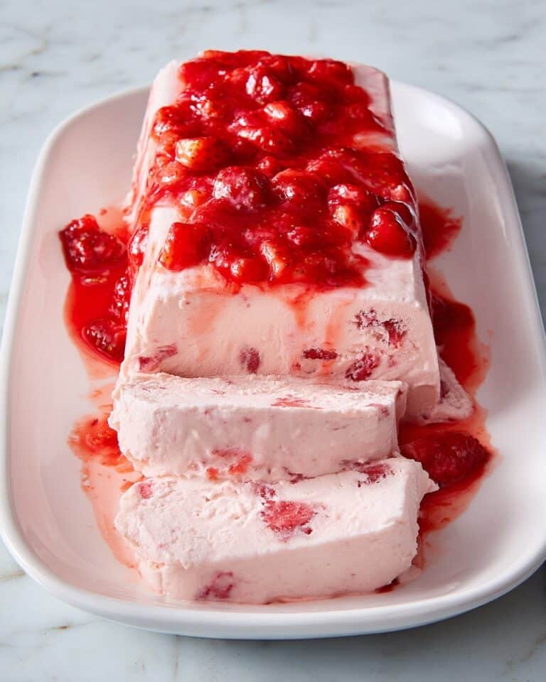 Strawberries & Cream Semifreddo Recipe