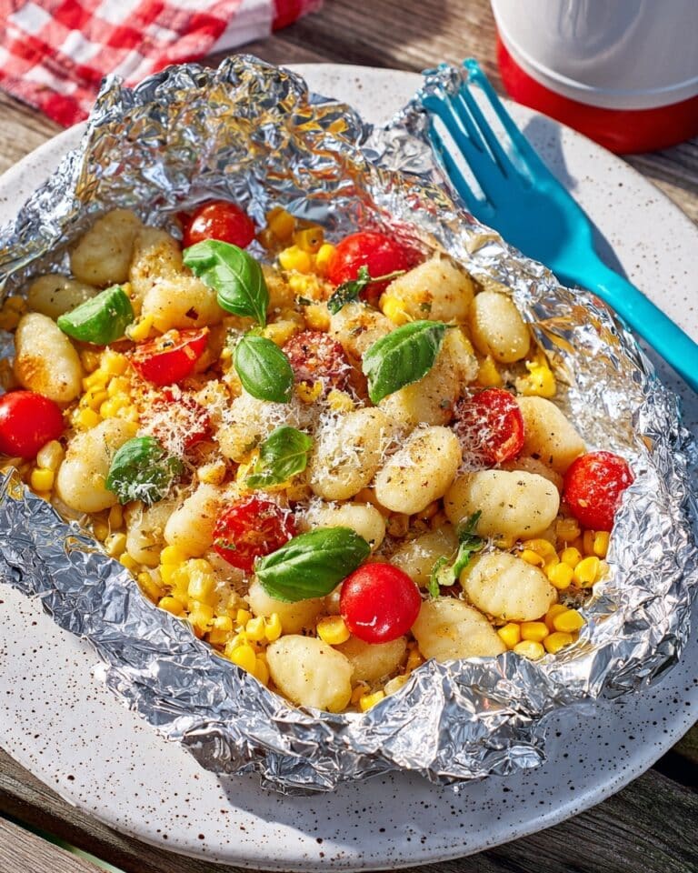 Corn Tomato Gnocchi Foil Packs Recipe