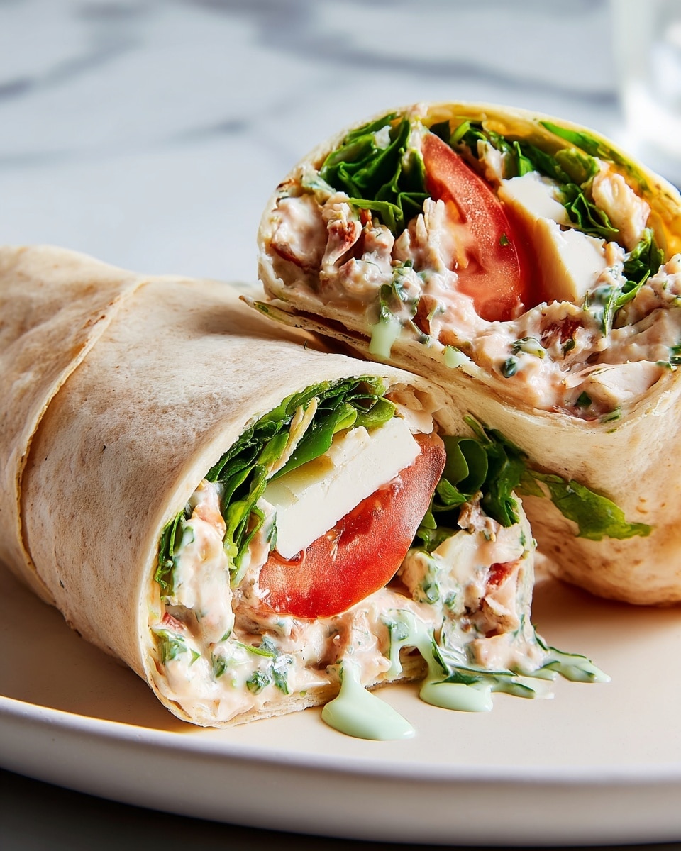 Tuscan Chicken Wrap Recipe