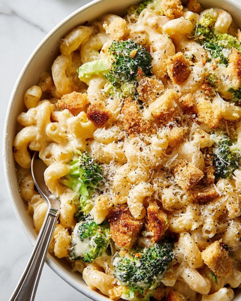 Broccoli Caesar Pasta Salad Recipe