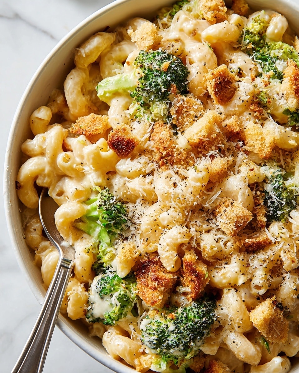 Broccoli Caesar Pasta Salad Recipe