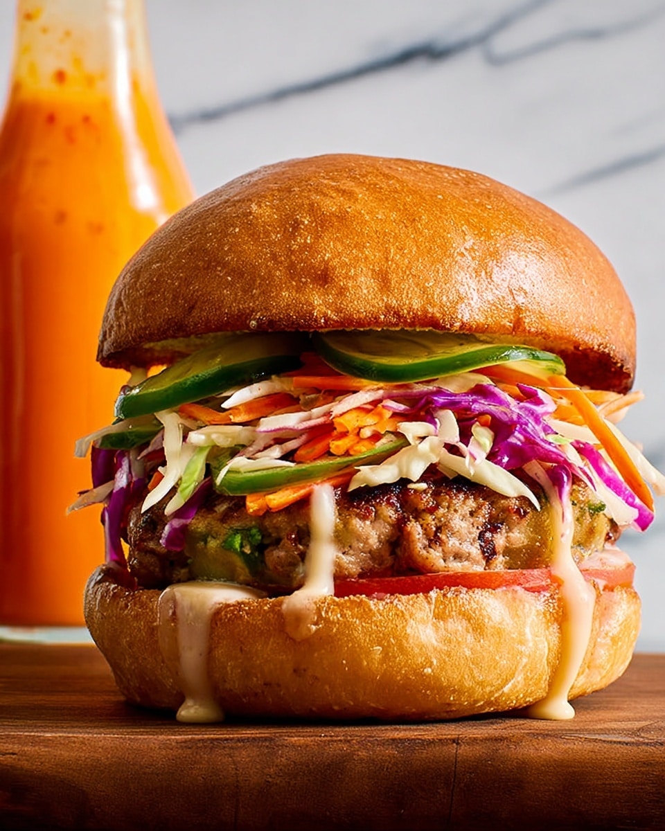 Thai Sweet Chili Turkey Burger Recipe