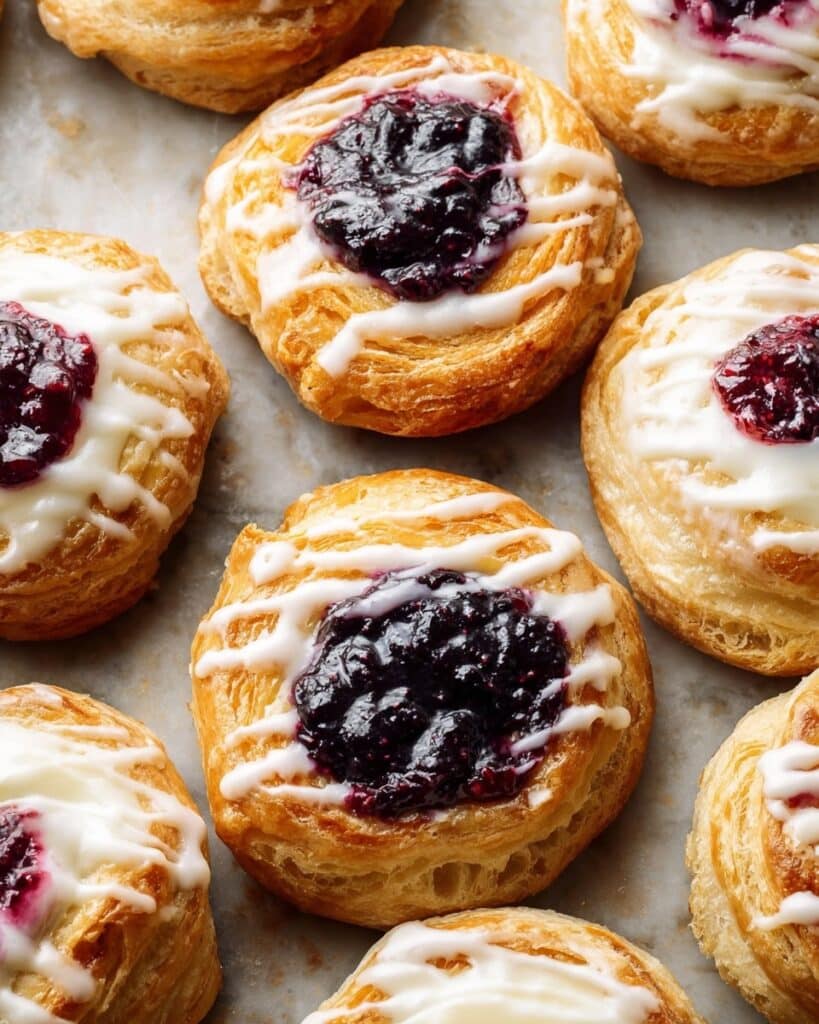 Danish Pastries with Shortcut Homemade Dough Recipe
