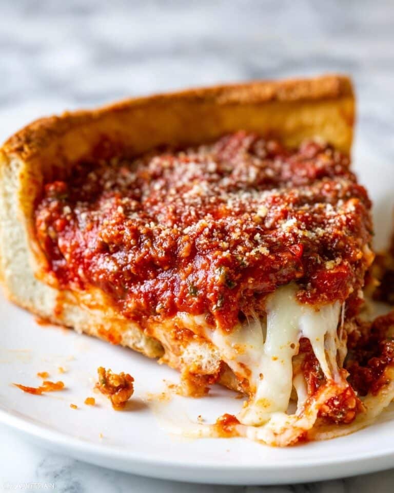 Chicago-Style Deep Dish Pizza Recipe
