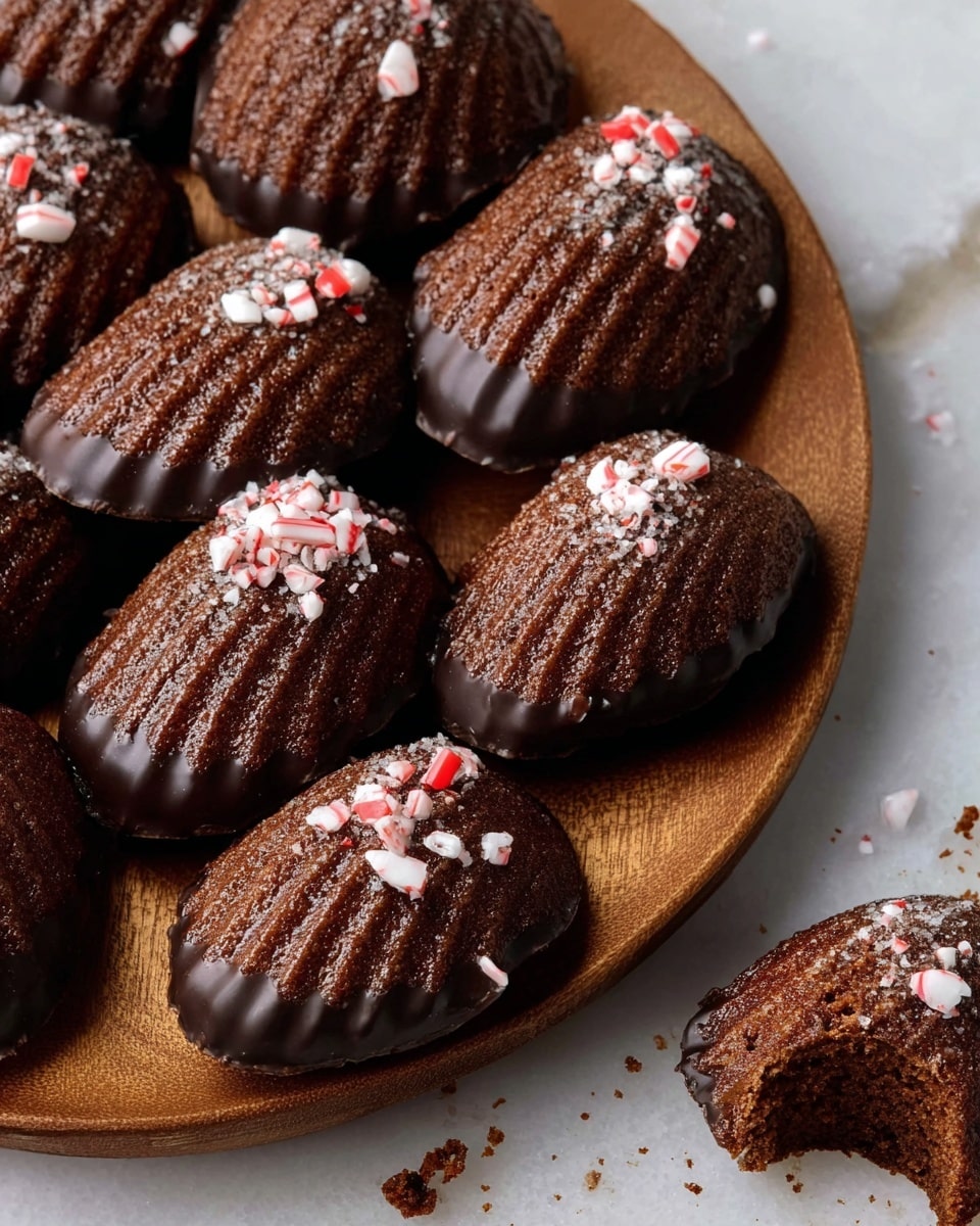 Chocolate Peppermint Madeleines Recipe