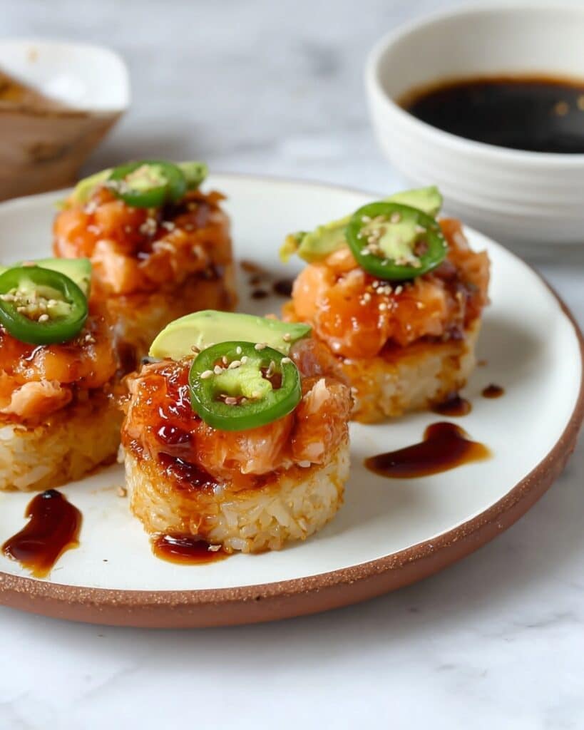Spicy Salmon Crispy Rice Recipe