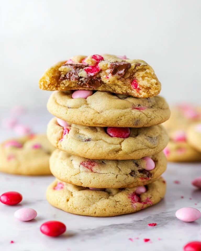 Valentine’s Day M&M Cookies Recipe