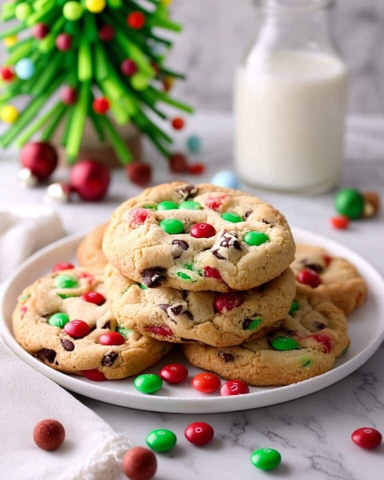 M&M Christmas Cookies Recipe