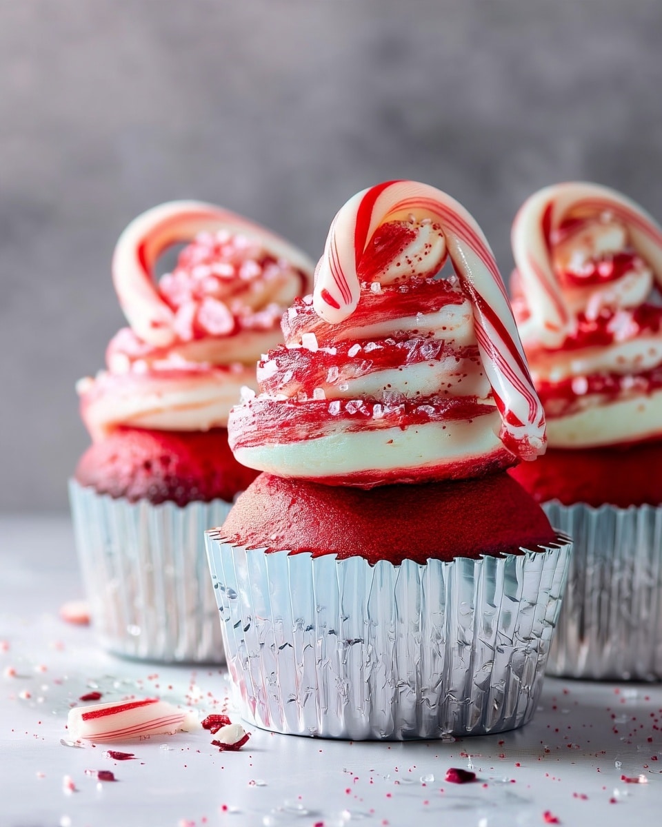Candy Cane Cupcakes Recipe