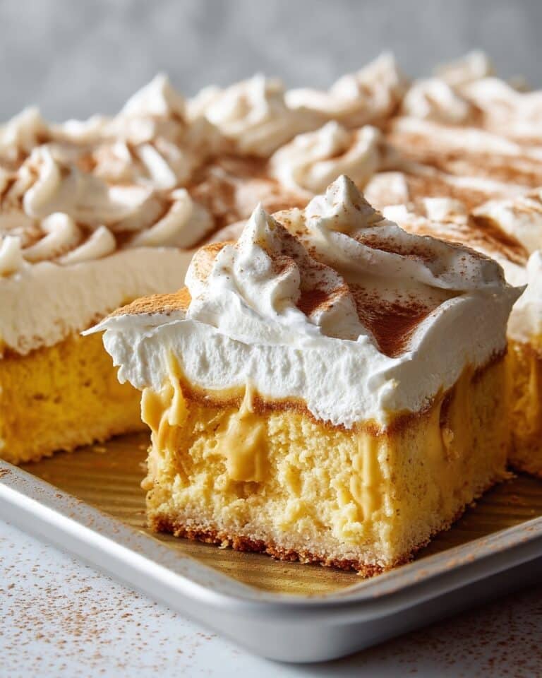 Eggnog Poke Cake Recipe