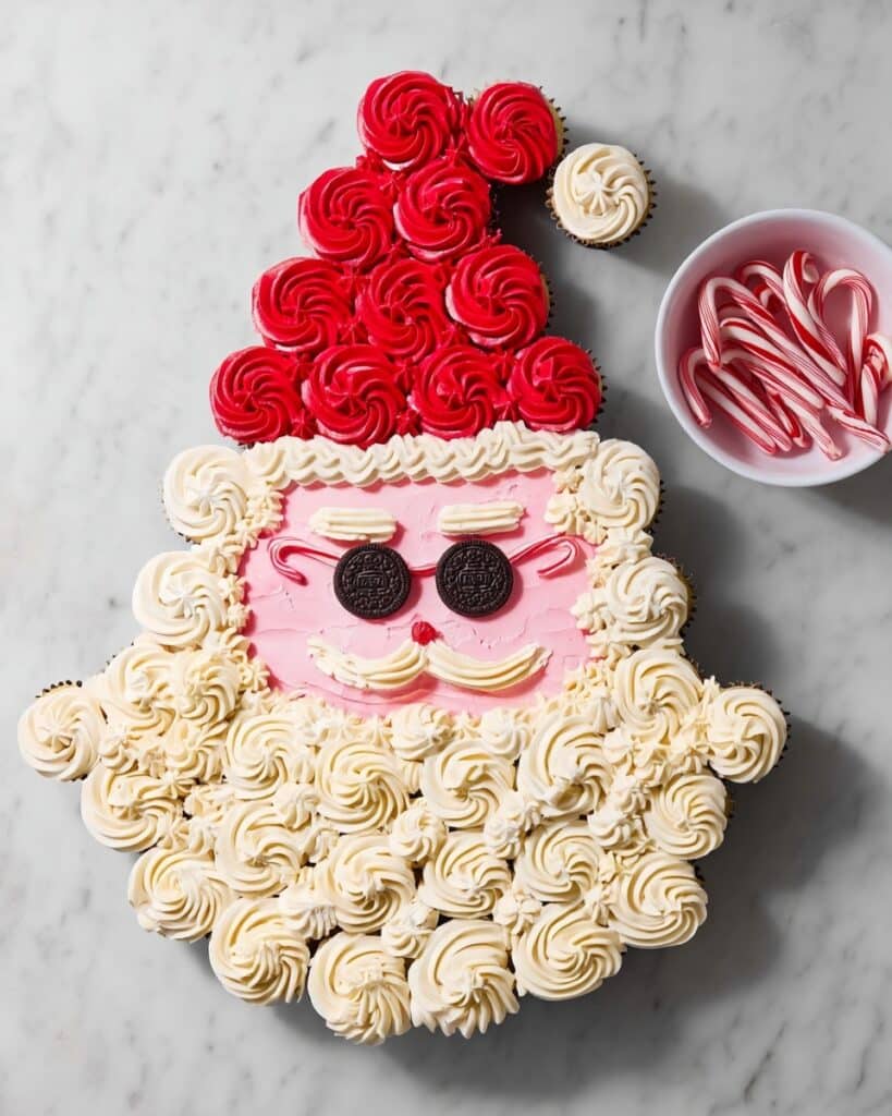Pull-Apart Santa Cake Recipe