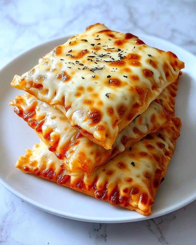 Homemade Cheesy Pizza Pockets Recipe
