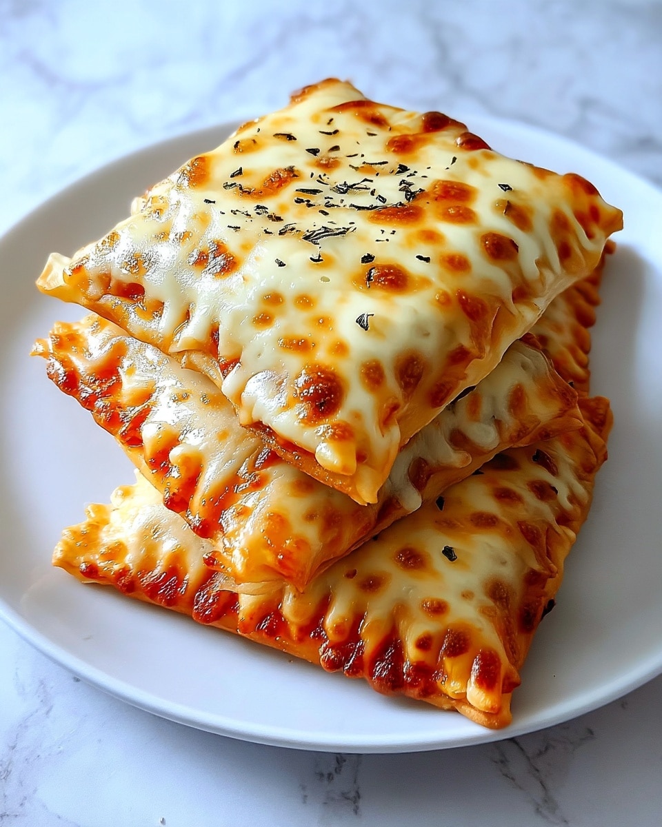 Homemade Cheesy Pizza Pockets Recipe