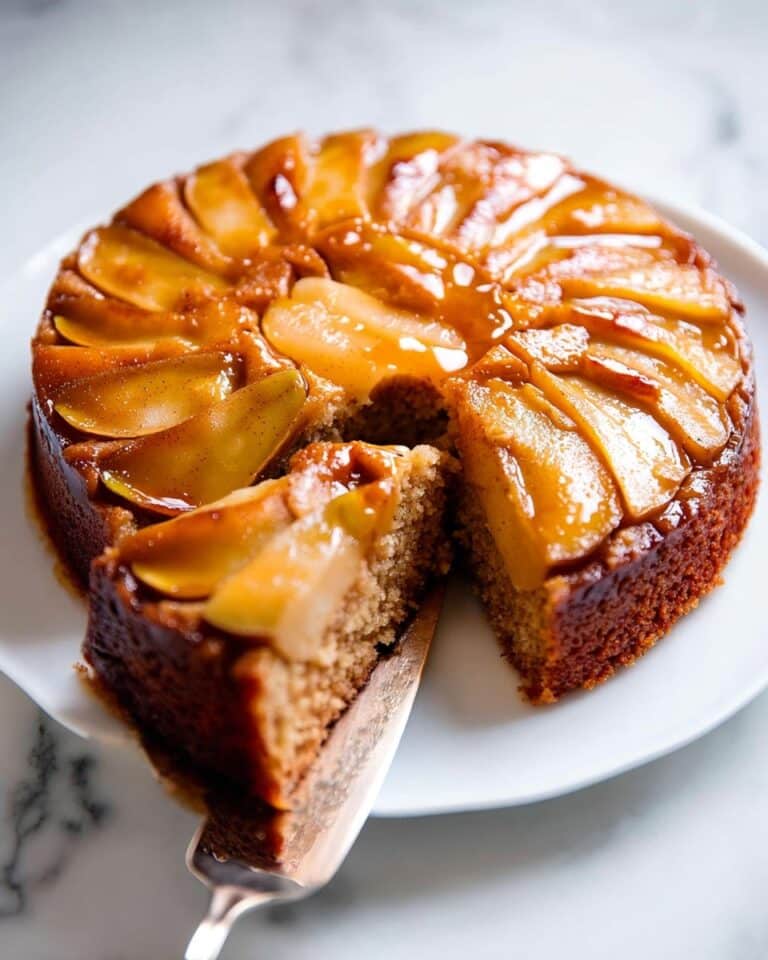 Caramel Apple Upside Down Cake Recipe