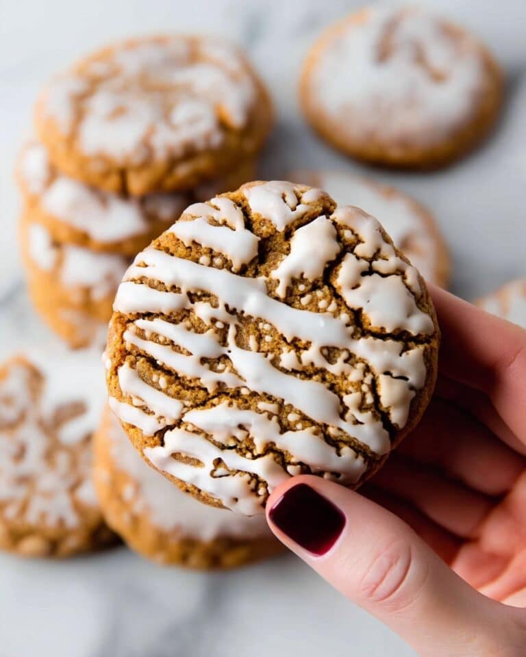 Iced Oatmeal Cookies Recipe
