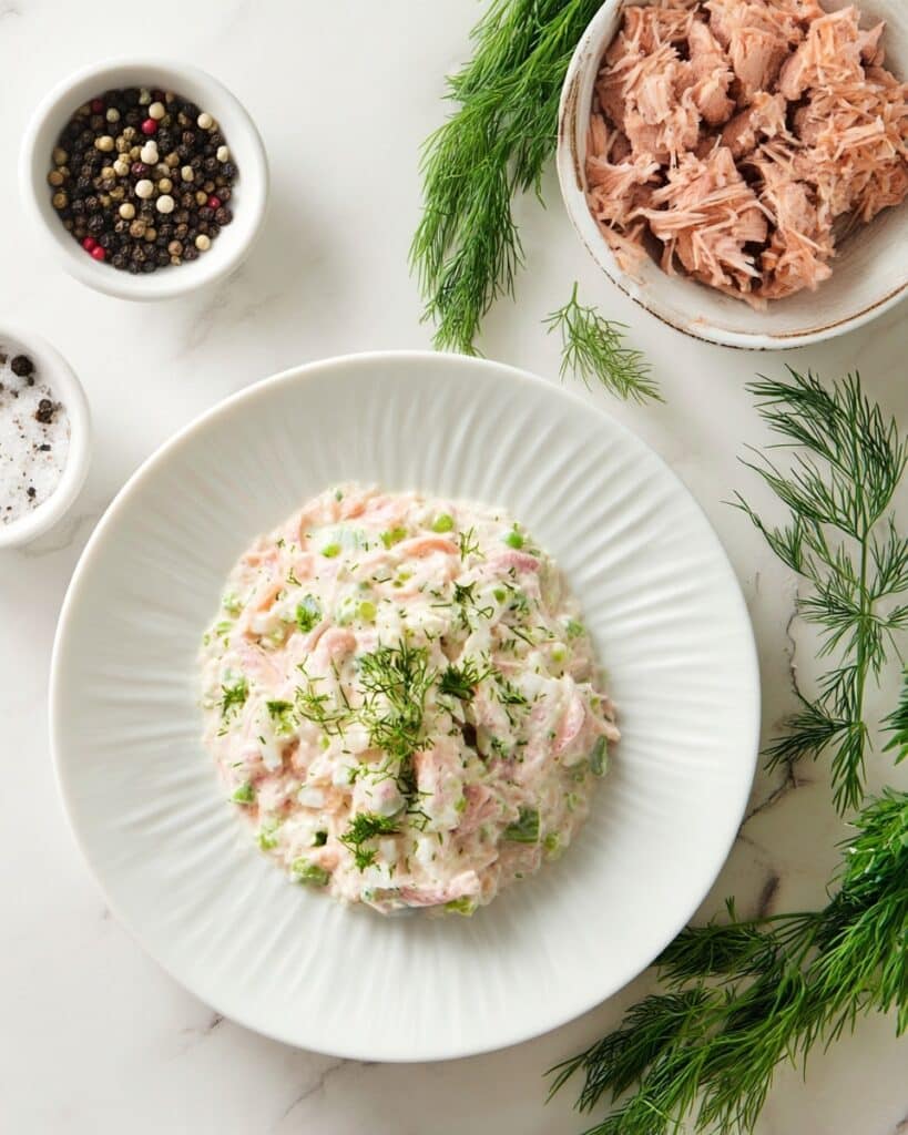 Creamy Tuna Dip with Dill and Lemon Recipe