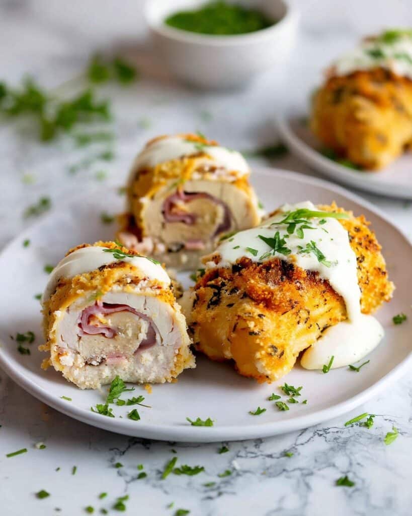 Cordon Bleu Chicken Rolls Recipe