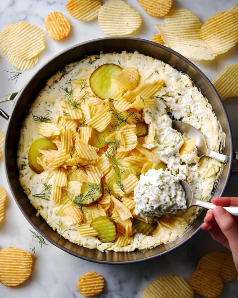 Baked Pickle Dip Recipe