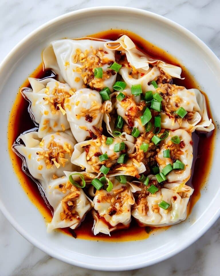 Spicy Wontons in Chili Oil Recipe