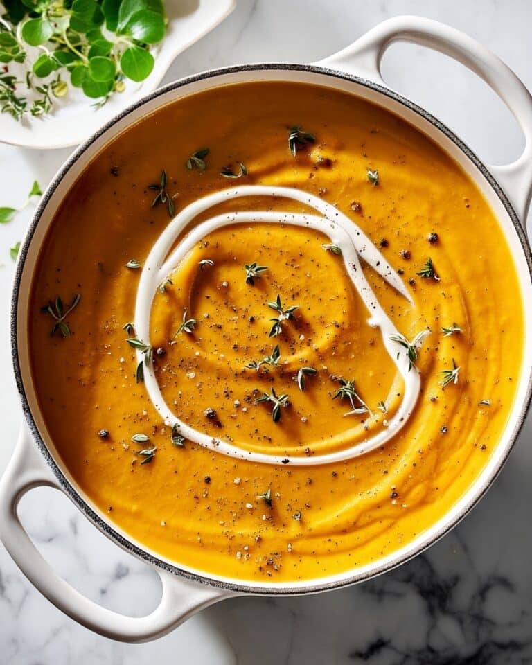 Butternut Squash and Potato Soup with Thyme Recipe