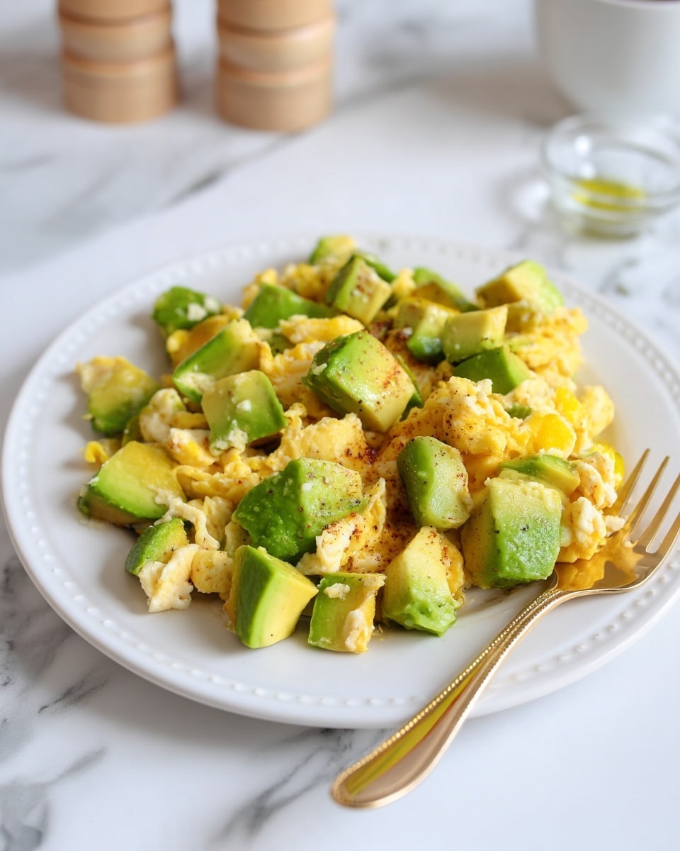 Avocado Scrambled Eggs Recipe