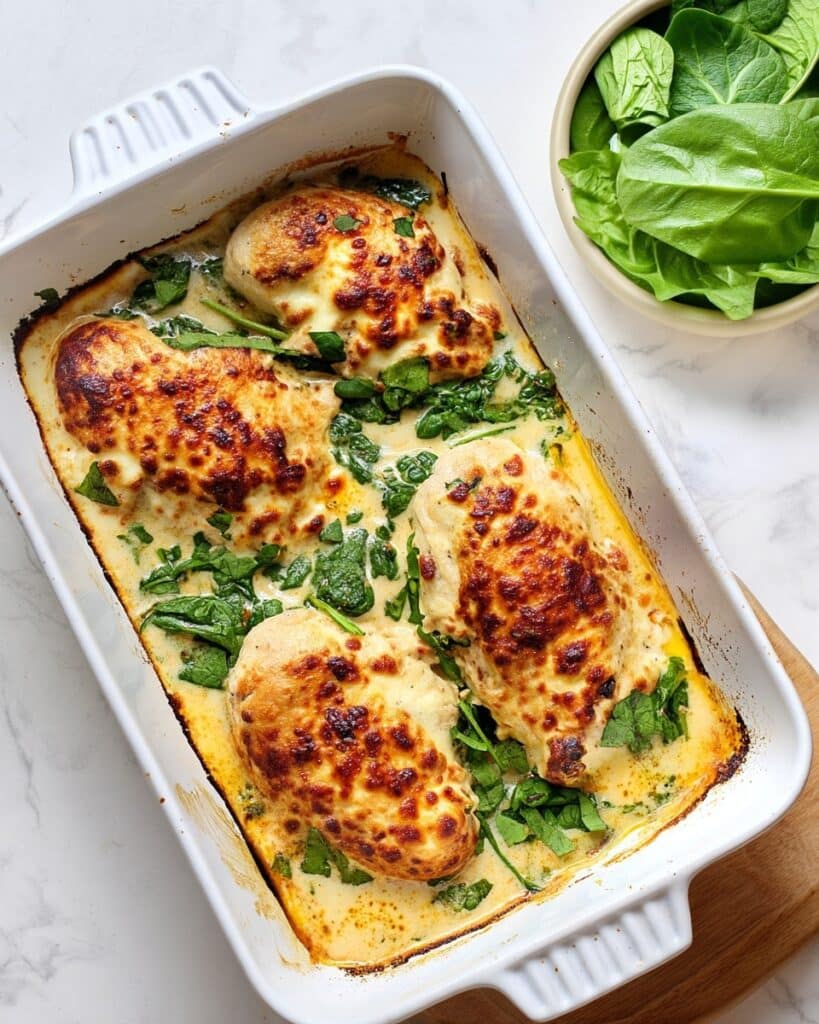 Creamy Sun-Dried Tomato Parmesan Chicken Bake Recipe