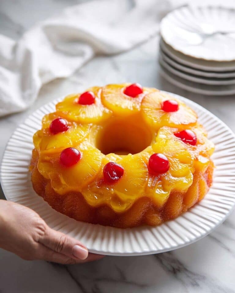 Pineapple Upside-Down Bundt Cake Recipe