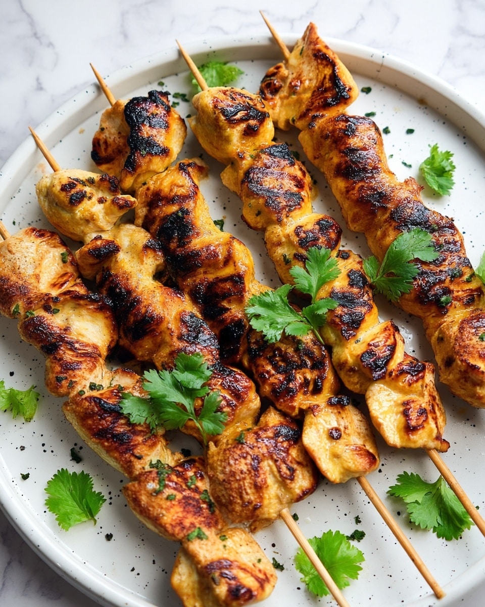 Chicken Satay with Peanut Sauce Recipe