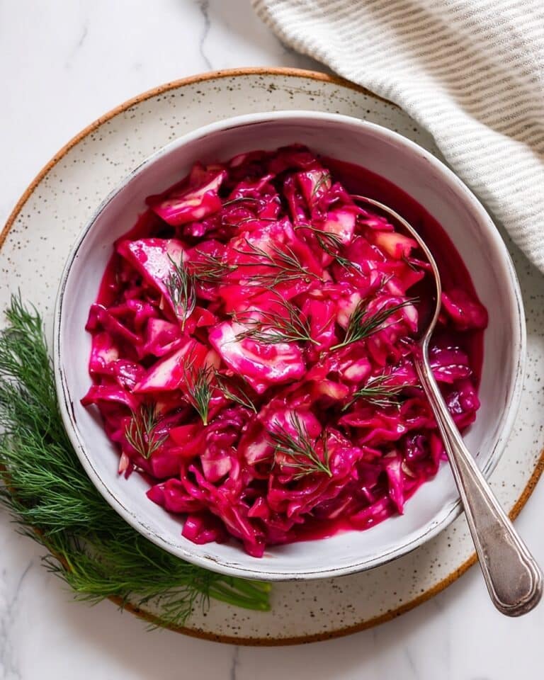 Homemade Pickled Cabbage with Beets Recipe